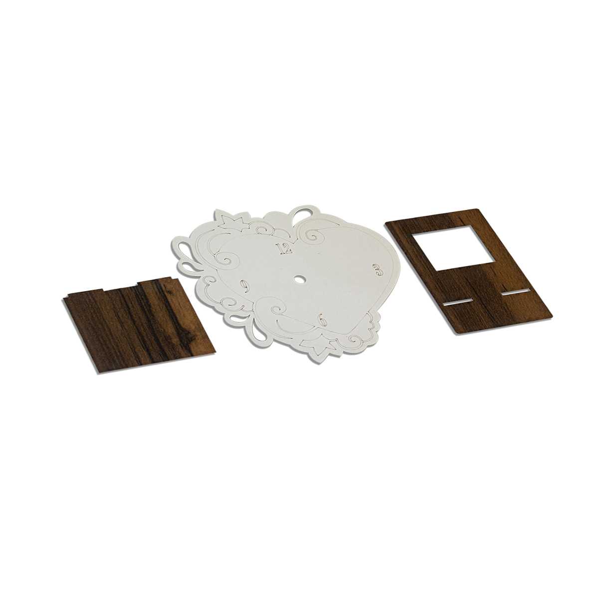 ساعت رومیزی سابلیمیشن طرح قلب