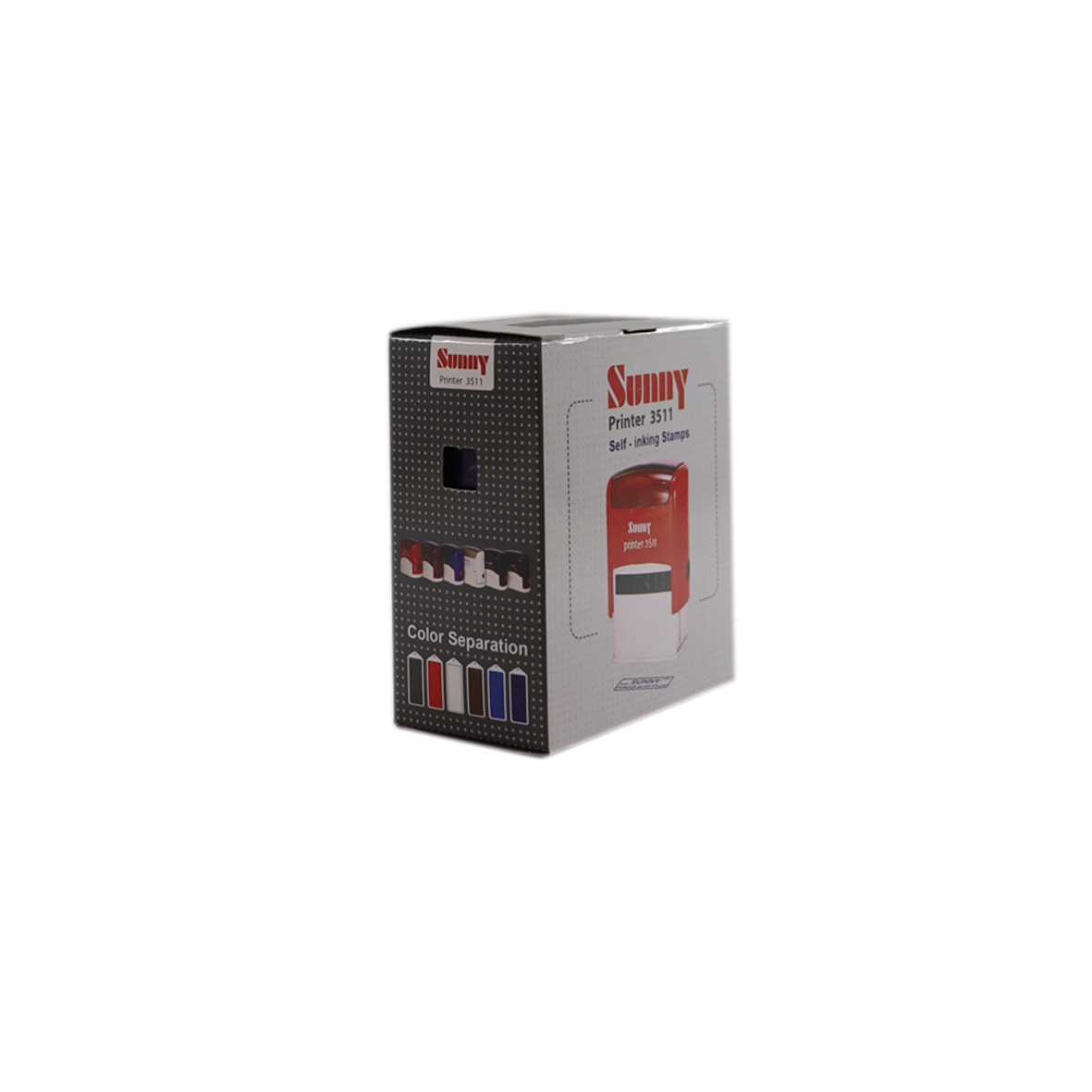 دسته مهر ژلاتینی مستطیل سانی مدل printer 3511