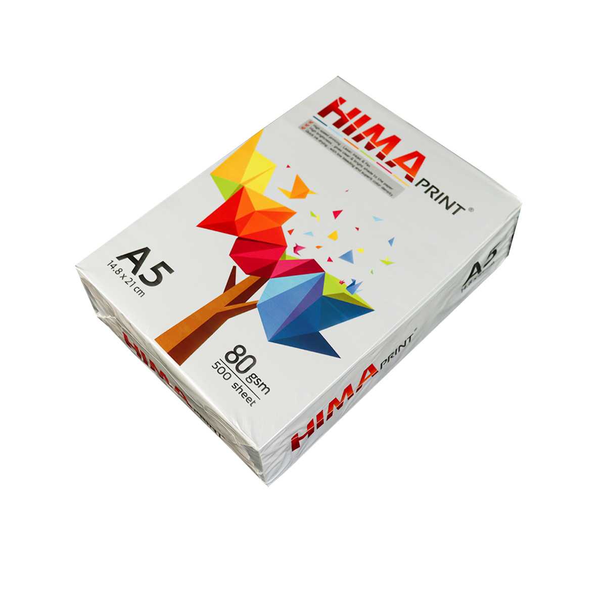 کاغذ تحریر 80 گرم A5 هیما بسته 500 عددی