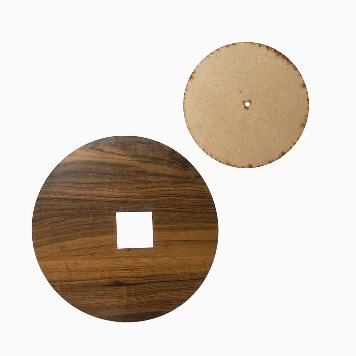 ساعت دیواری چوبی سابلیمیشن مدل پروانه قرمز