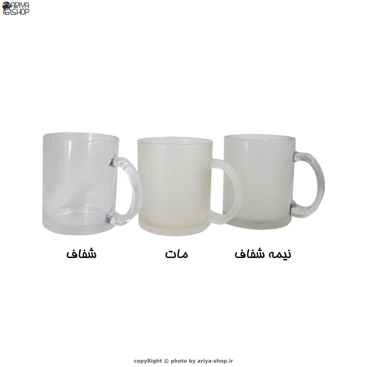 لیوان (ماگ) شیشه ای سابلیمیشن مدل oz11