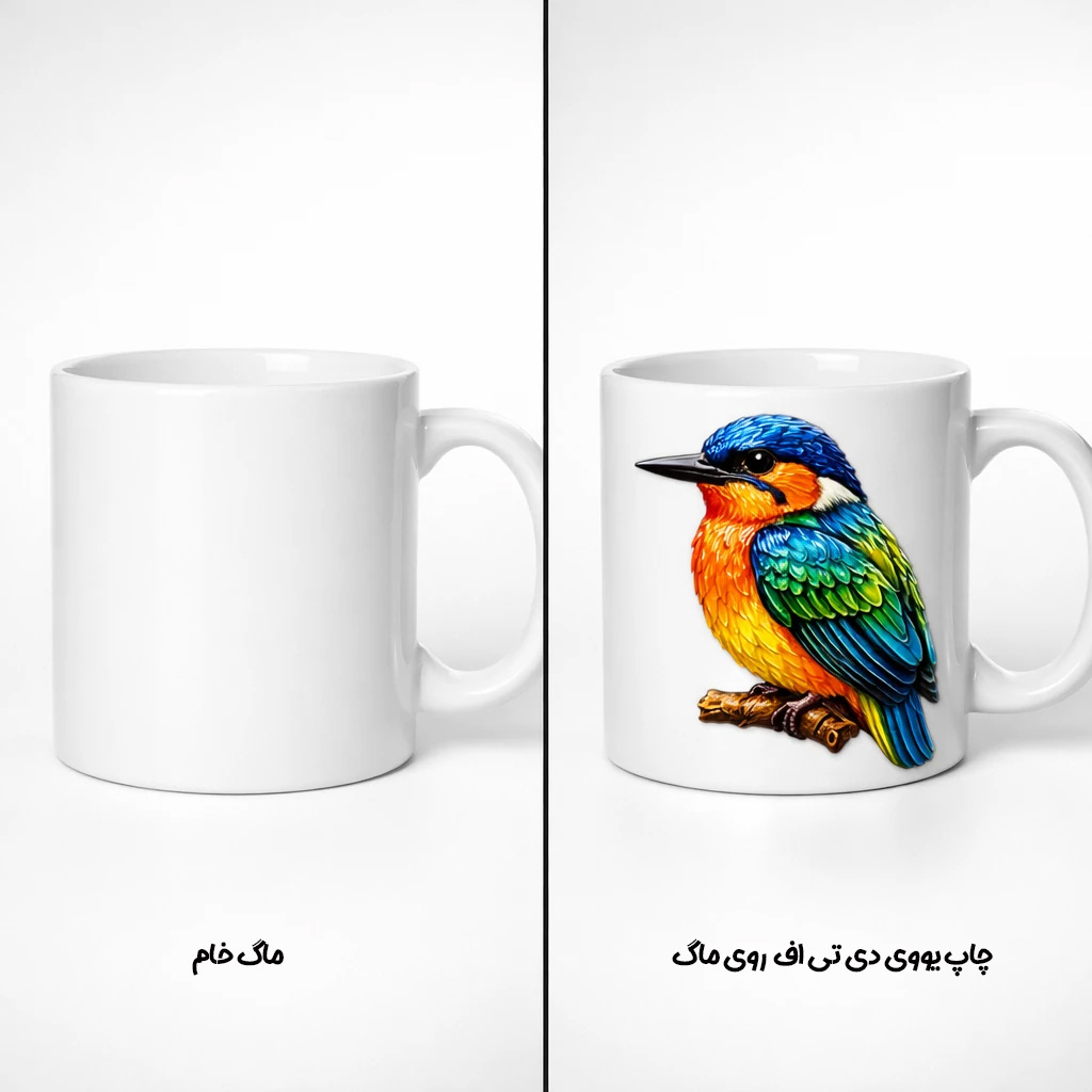 چاپ یووی دی تی اف بروی ماگ